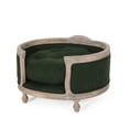thumbnail image 1 of Noble House Moreno Fabric and Wood Frame Medium Pet Bed, Pine and Antique Natural, 1 of 9