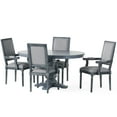 thumbnail image 1 of Noble House Neihart Wood 5-Piece Expandable Dining Set, Gray, 1 of 13