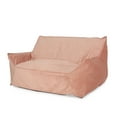 thumbnail image 1 of Noble House Pickerel Velveteen Bean Bag Chair, Pink, 1 of 8