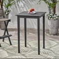 thumbnail image 1 of Noble House Polaris Outdoor Acacia Wood Bar Table in Dark Gray, 1 of 8