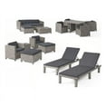 thumbnail image 1 of Noble House Puerta Outdoor Wicker 7 Seater Estate Collection with Dining Set, 1 of 16