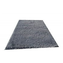 Noble House Royal Shag Area Rug, 5' x 7', Grey