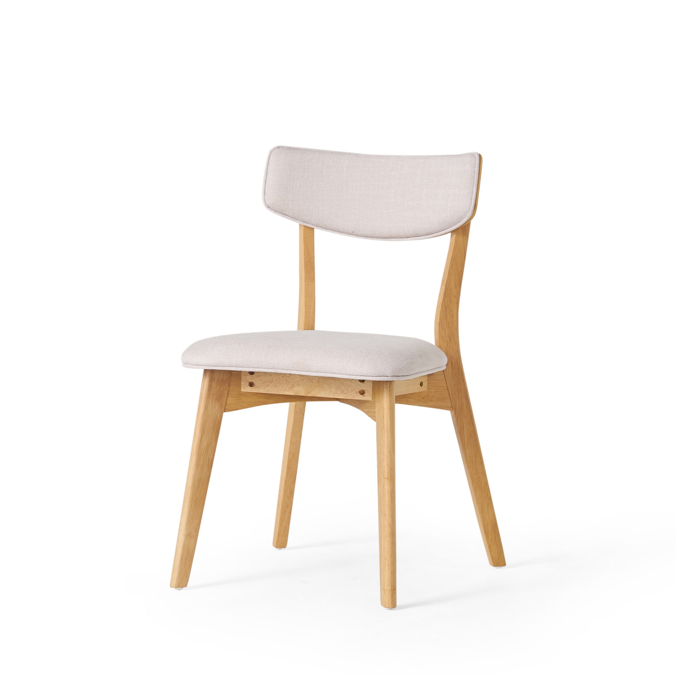 Noble House Sadie Indoor Mid Century Modern Fabric Dining Chairs, Set of 4,