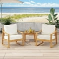 thumbnail image 1 of Noble House Samwell Outdoor  Club Chairs  Teak, 1 of 3