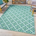 thumbnail image 1 of Noble House Simon Indoor Geometric 8 x 11 Area Rug, Blue, Green, 1 of 3