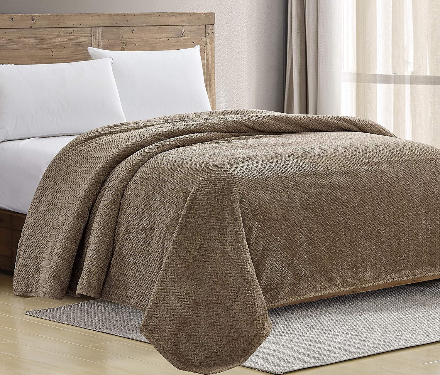 Noble house popcorn textured microplush blanket hotsell
