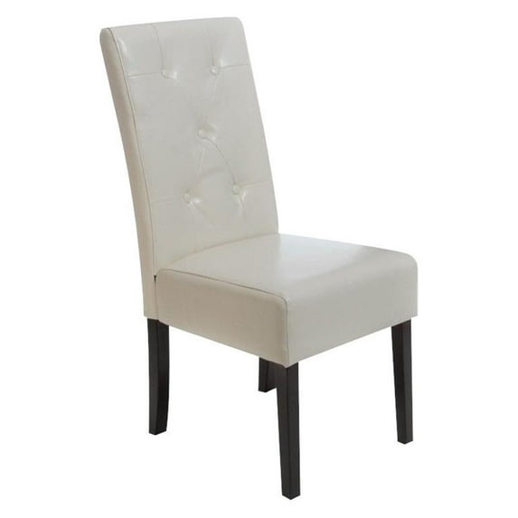 Noble House Tara Dining Chair in Ivory (Set of 2)