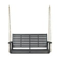 thumbnail image 1 of Ace Outdoor Aacia Wood Porch Swing, Dark Gray, 1 of 9