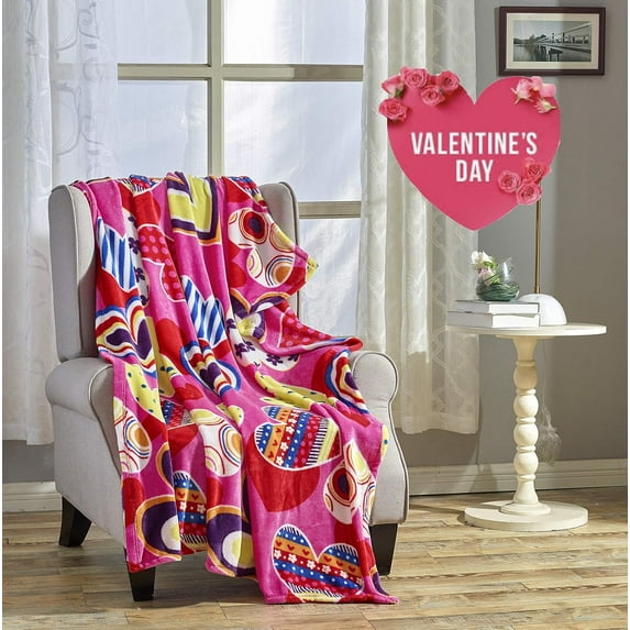 Plazatex Valentina Sloth Micro plush Decorative All Season Multi Color 50" X 60" Throw Blanket