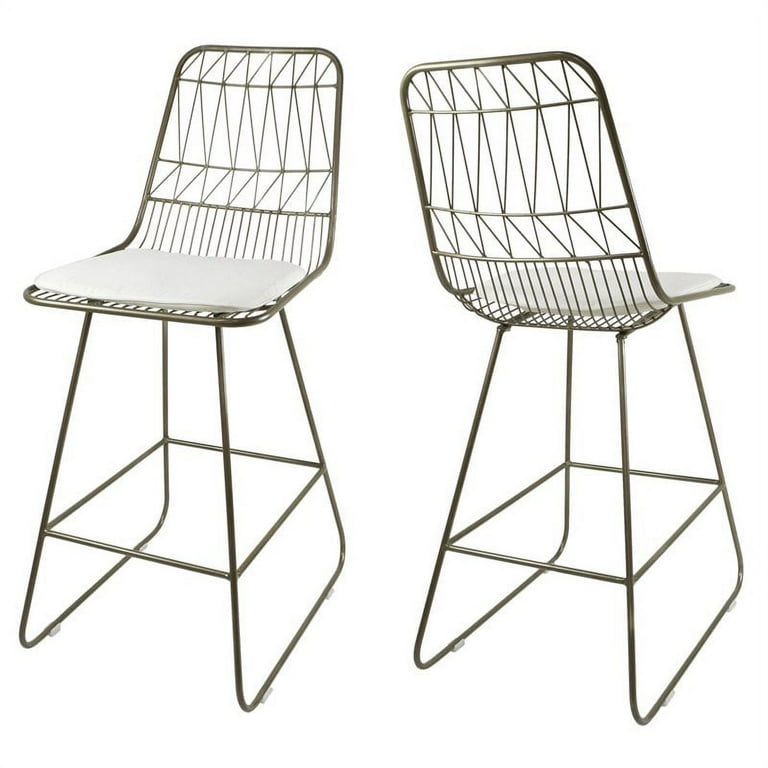 Dunlop modern geometric 26.25 counter stool deals