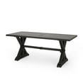 thumbnail image 1 of Noble House Wasco Aluminum Outdoor Dining Table, Antique Black, 1 of 8