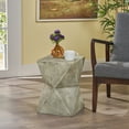 thumbnail image 1 of Noble House Waylon Modern Light Weight Concrete Outdoor Accent Table in Gray, 1 of 5