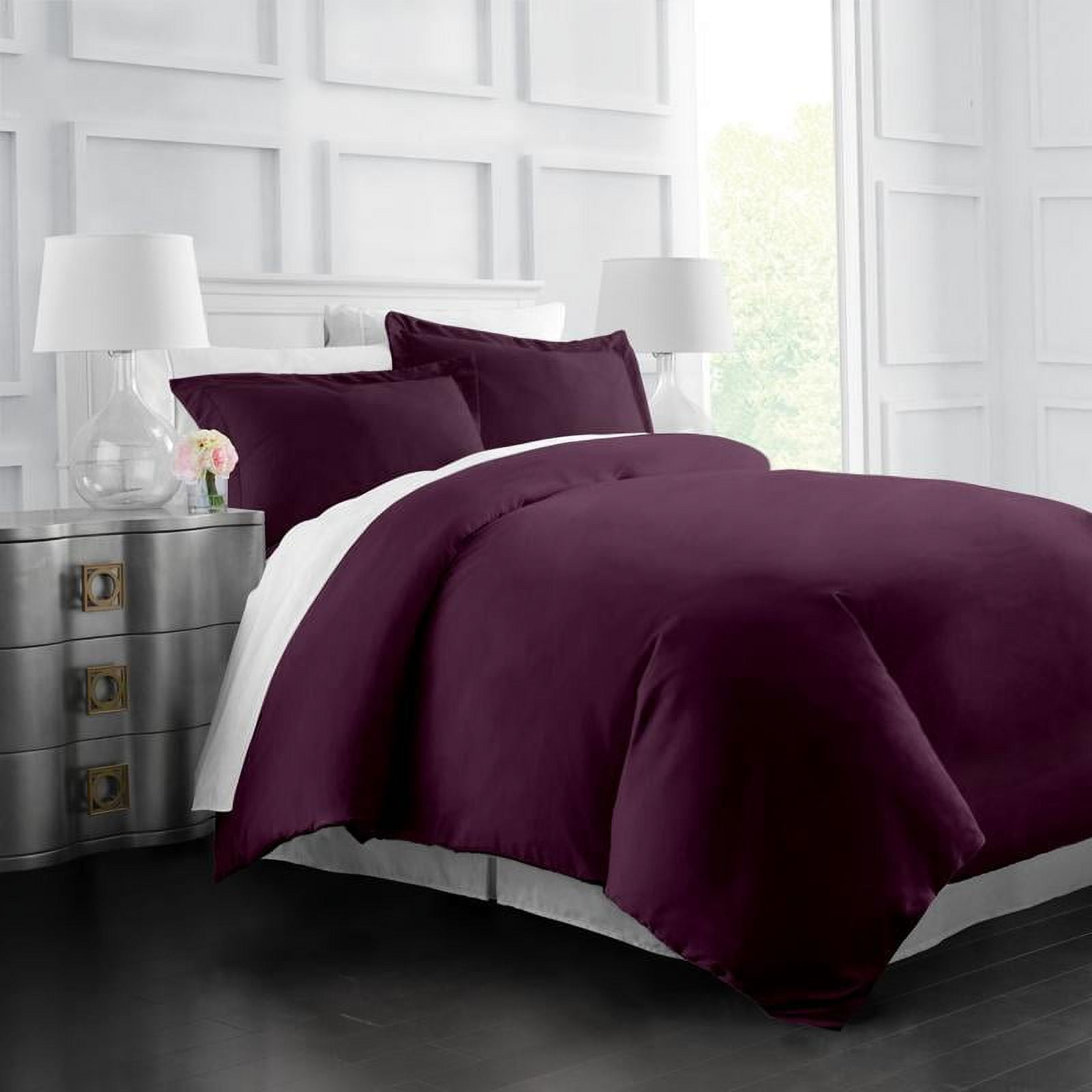 Noble Linen's 3 Piece Cotton Duvet Cover Set