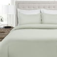 thumbnail image 1 of Noble Linen's 3 Piece Duvet Cover Set with Pinstripe Pattern, 1 of 1