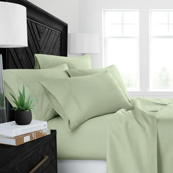 Noble Linen's 4 Piece Aloe Vera Microfiber Sheet Set