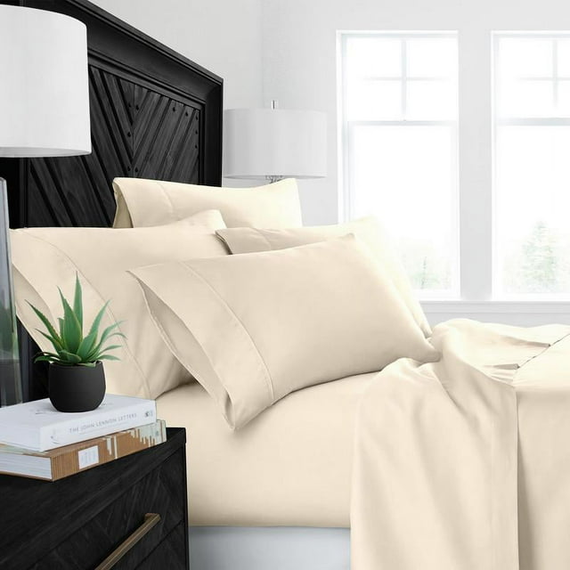 Noble Linen's 4 Piece Aloe Vera Microfiber Sheet Set