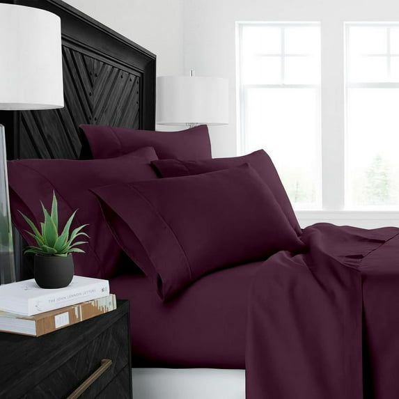 Noble Linen's 4 Piece Aloe Vera Microfiber Sheet Set