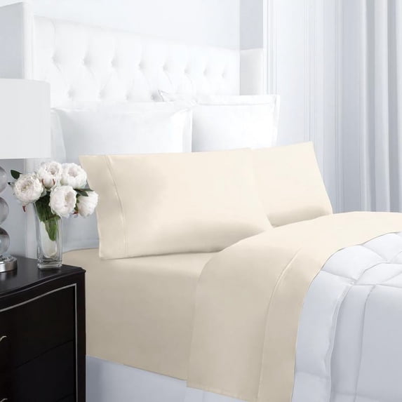 Noble Linen's 4 Piece Cotton Sheet Set