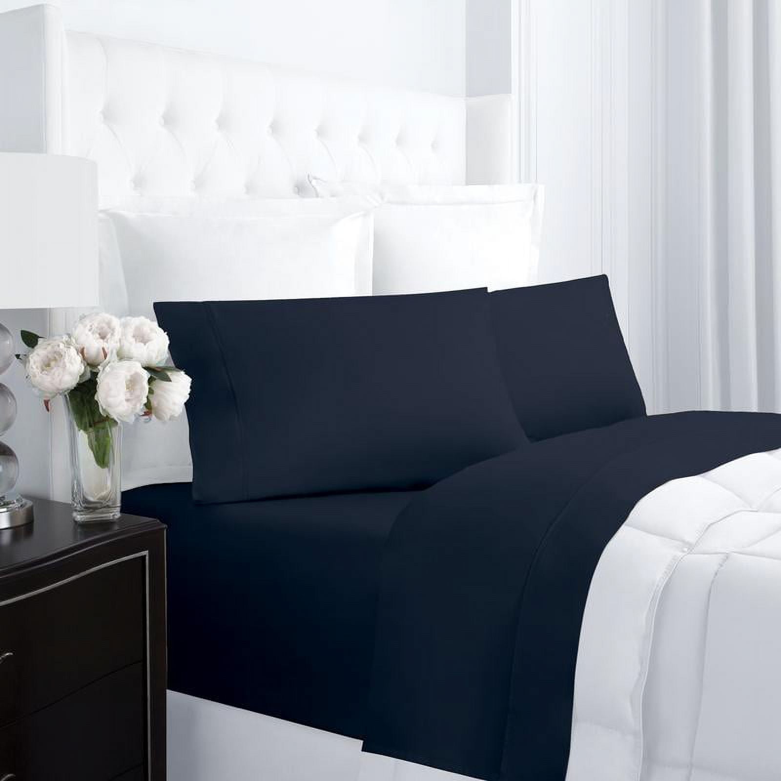 Noble Linen's 4 Piece Cotton Sheet Set