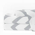 thumbnail image 1 of Noble Linen's 4 Piece Sheet Set with Chevron Pattern, 1 of 1