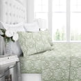 thumbnail image 1 of Noble Linen's 4 Piece Sheet Set with Damask Pattern, 1 of 1