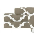 thumbnail image 1 of Noble Linen's 4 Piece Sheet Set with Quatrefoil Pattern, 1 of 1