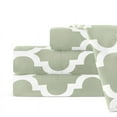 thumbnail image 1 of Noble Linen's 4 Piece Sheet Set with Quatrefoil Pattern, 1 of 1