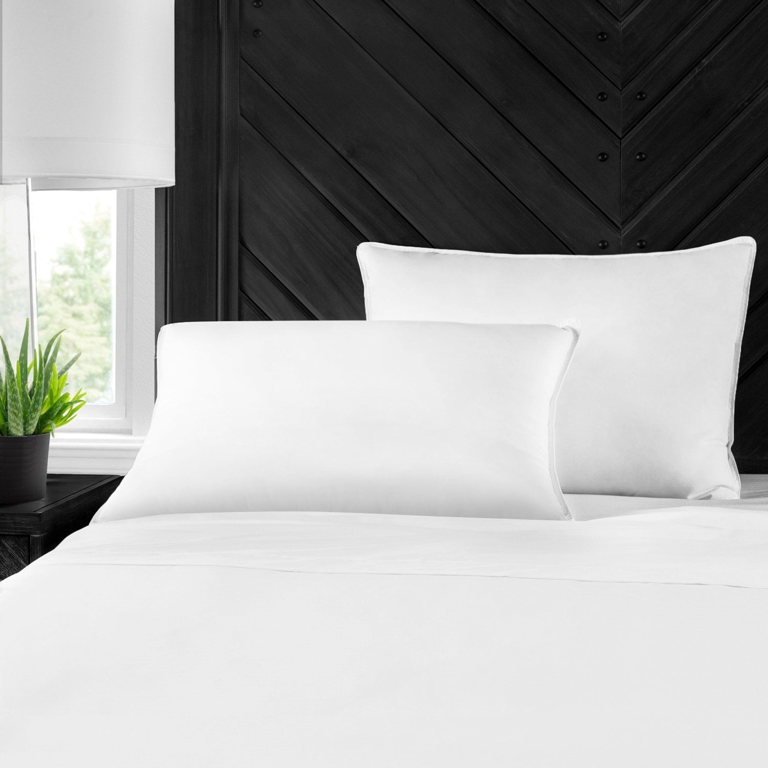 Noble Linen's Gel Fiber Pillow 2 Pack