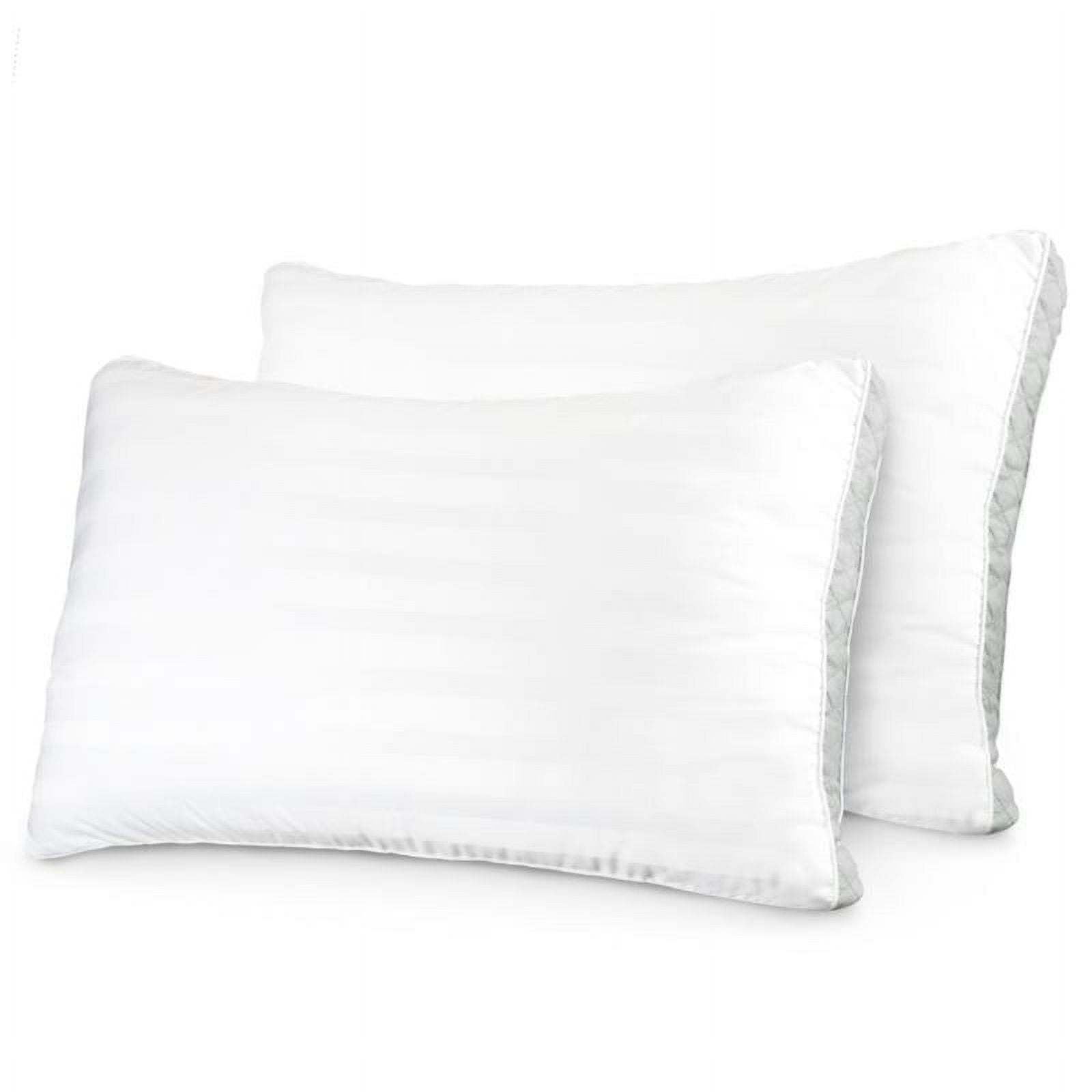 Noble Linen's Gusseted Gel Fiber Pillow 2 Pack
