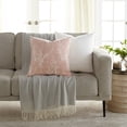 thumbnail image 1 of Noble Linens 2-Pack Cotton Slub Decor Throw Pillows - Willow Rose, 1 of 4