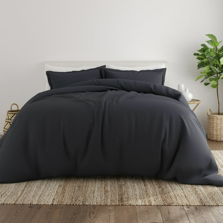 Black duvet cover set discount