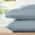 thumbnail image 1 of Noble Linens 2 Piece Pillow Case Set, Light Blue, Standard/Queen, 1 of 11