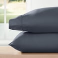 thumbnail image 1 of Noble Linens 2 Piece Pillow Case Set, Stone, Standard/Queen, 1 of 11