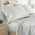 thumbnail image 1 of Noble Linens 2 Piece Rayon From Bamboo Pillowcase Set, Light Gray, King, 1 of 5