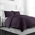 thumbnail image 1 of Noble Linens 3 Piece Duvet Hotel Collection Cover Set with Embossed Diamond Pattern, 1 of 1
