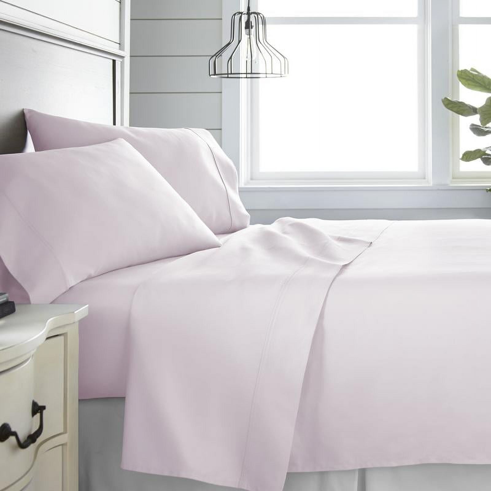 Noble Linens 300 Thread Count 4 Piece Bed Sheet Set - 100% Cotton