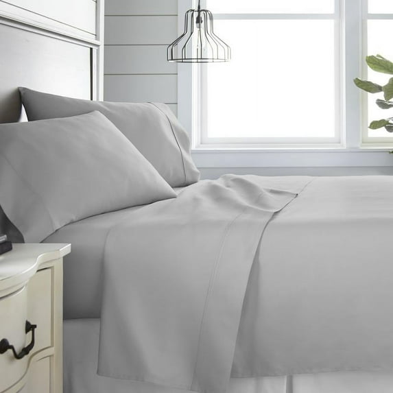Noble Linens 300 Thread Count 4 Piece Bed Sheet Set - 100% Cotton