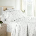thumbnail image 1 of Noble Linens 4 Piece 300TC Cotton Printed Sheets, Bouquet Bliss Pink, Full, 1 of 10