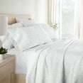 thumbnail image 1 of Noble Linens 4 Piece 300TC Cotton Printed Sheets, Rustic Jacobean Light Blue, Queen, 1 of 10