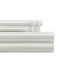 thumbnail image 1 of Noble Linens 3 Piece Pattern Microfiber Bed Sheet Sets, Soft Lines Light Gray, Twin, 1 of 8