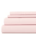 thumbnail image 1 of Noble Linens 4 Piece Pattern Microfiber Bed Sheets Set, Pink Indigo Flowers, Twin, 1 of 10