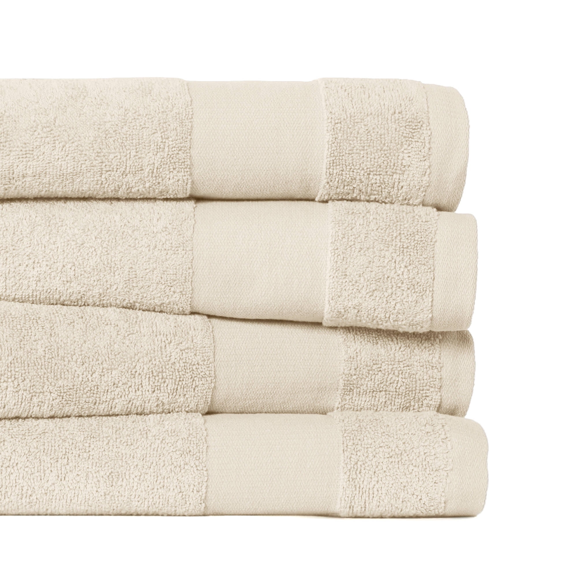 Noble Linens 4 pack Essential Cotton Bath Towels