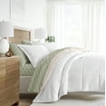 thumbnail image 1 of Noble Linens 7 Piece Bedding Bundle, Reversible Comforter and Patterned Sheet Set, California King, 1 of 7