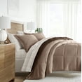 thumbnail image 1 of Noble Linens 7 Piece Bedding Bundle, Reversible Comforter and Patterned Sheet Set, Full, 1 of 7
