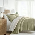 thumbnail image 1 of Noble Linens 7 Piece Bedding Bundle, Reversible Comforter and Patterned Sheet Set, King, 1 of 7