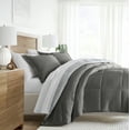 thumbnail image 1 of Noble Linens 7 Piece Bedding Bundle, Reversible Comforter and Patterned Sheet Set, Queen, 1 of 7