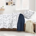 thumbnail image 1 of Noble Linens 8 Piece Dorm Bedding Bundle, Comforter & Sheet Set, Pillows, Laundry Bag, 1 of 8