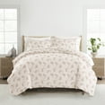 thumbnail image 1 of Noble Linens Apricot Rose 2-Piece Patterned Duvet Cover Set, Twin, 1 of 6