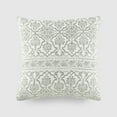 thumbnail image 1 of Noble Linens Elegant Cotton Decor Throw Pillow in Artic Antique Floral Pattern, 1 of 9