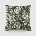 thumbnail image 1 of Noble Linens Elegant Cotton Decor Throw Pillow in Distressed Floral Pattern, 1 of 8